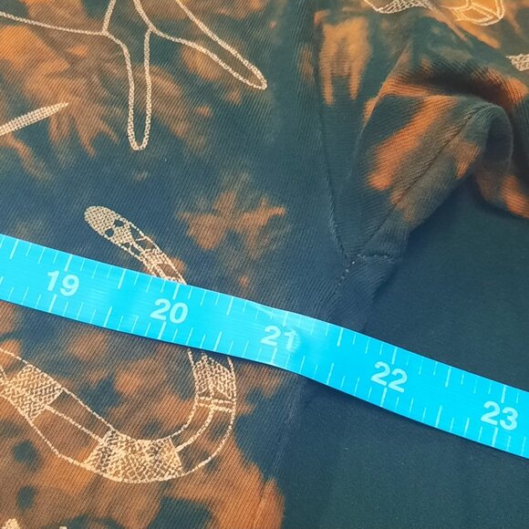 Nature Print Australian Made T-shirt Men's Size XL Red Black Tie Dye AOP Rare - Picture 6 of 8